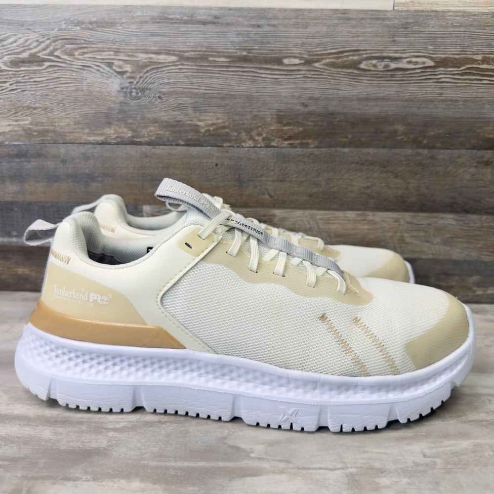 Timberland PRO Reaxion Womens Size 9.5W Work Shoes Composite Toe White A5PPJ‎